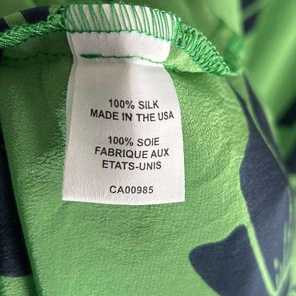 Nanette Lepore Silk Wrap Dress Bow Print Y2K Sz 6 Miley Cyrus - Picture 7 of 7